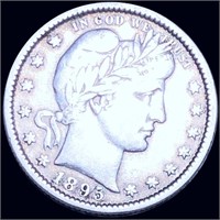 1895 Barber Silver Quarter LIGHTLY CIRCULATED