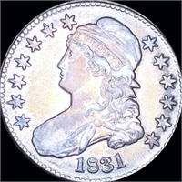 1831 Capped Bust Half Dollar XF+