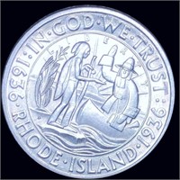 1936-D Rhode Island Half Dollar UNCIRCULATED