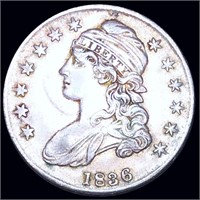 1836 Capped Bust Half Dollar NEARLY UNCIRCULATED
