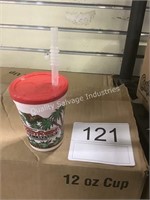 2 CTN (1000) 12OZ PLASTIC CUPS