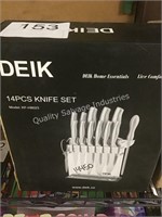 DEIK 14PC KNIFE SET