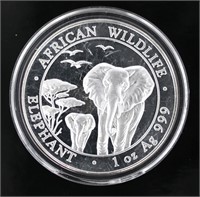 One Ounce: American Wildlife .999 Fine Silver Coin
