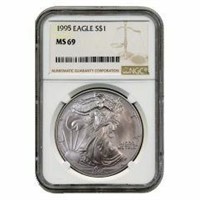 1988 MS69 American Eagle Silver Dollar