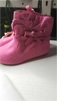 Girls size 11 hot pink booties