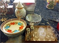 Ginger Jar & Glassware-Platters, Bowls, Glasses