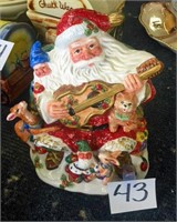 Santa Cookie Jar