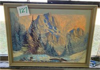 Mountainscape, Signed F. Smit