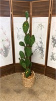 4’ Decorative Faux Cactus