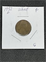 Key Date 1932 D Lincoln Wheat Cent