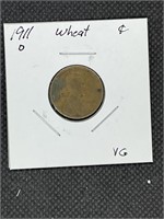 Extra Rare Key Date 1911 D Lincoln Wheat Cent  VGe