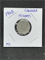 1968 Canada 10 Cents MS High Grade