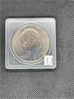 1972 D Eisenhower IKE Dollar MS High Grade in Hare