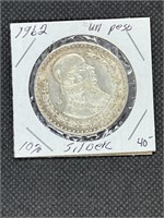 Rare 1962 Silver Mexico BU MS High Grade