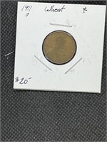 Rare Key Date 1911 D Wheat Cent