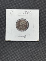 1960 Roosevelt Silver Dime