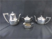 A Four Piece EP Silver Plated Coffee and Tea Set