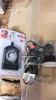 2 pc lot.  Outdoor 24 hour.  Clamp light