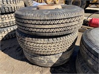 (3) LT235/85R16 TIRE, (2) W/ RIMS