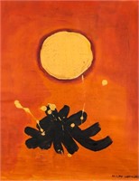Adolph Gottlieb American Abstract Oil on Canvas