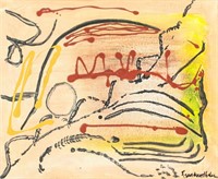 Helen Frankenthaler American Abstract Oil on Canva