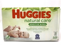 Huggies naturals wipes 624 count