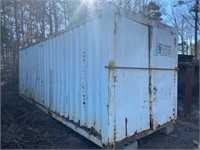24’ STORAGE CONTAINER, ***CEILING DAMAGED***