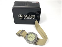 New Shark Army men's quartz watch