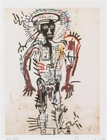 Jean-Michel Basquiat American Signed Litho AP 1/10