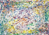 Attr. Jackson Pollock American Acrylic on Canvas