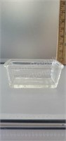 Vintage glasbake rectangle dish, 3 x 4.5