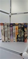 9 assorted VHS movies - Showboat, mrs. Miner, the