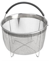 Stainless Steel Steamer Basket with handle for