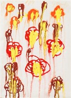 Cy Twombly American Oil on Canvas