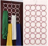 28 Circles Clothes Tie Scarf Rack Hanger DIY Rack