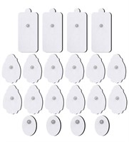 New TENS/EMS Unit Pads 20 Pack Snap Electrode