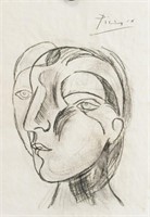 Pablo Picasso Spanish Graphite on Paper