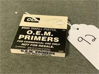 92. CCI OEM #500 Small Pistol Primers, Box of 100