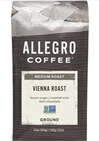 2 bags Allegro Coffee Vienna Roast Ground Coffee