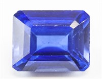 13.25ct Emerald Cut Blue Natural Sapphire GGL