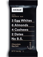 RXBAR, Chocolate Sea Salt, Protein Bar, Gluten