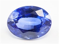 11.95ct Oval Cut Blue Kashmir Natural Sapphire GGL