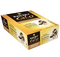 New Raw Rev Glo Protein Bars, Chocolate Chip