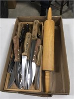 Rolling Pin and Carving Knives