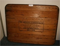 1930'S AMERICAN STOVEBOARD CO. STOVEBOARD