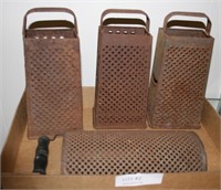 ANTIQUE CHEESE GRATERS