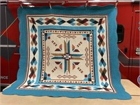 86x86 Southwestern, Machine Quilted, Factory Made