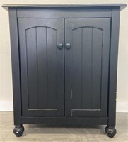 Black Wood Cabinet