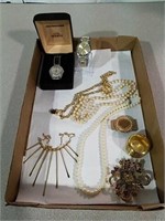 Miscellaneous jewelry and watches