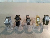 5 men's watches.